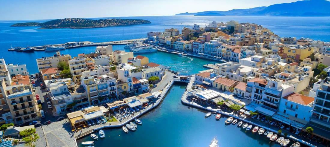 Stunning Seaview Town Apartment Ágios Nikólaos Exterior foto